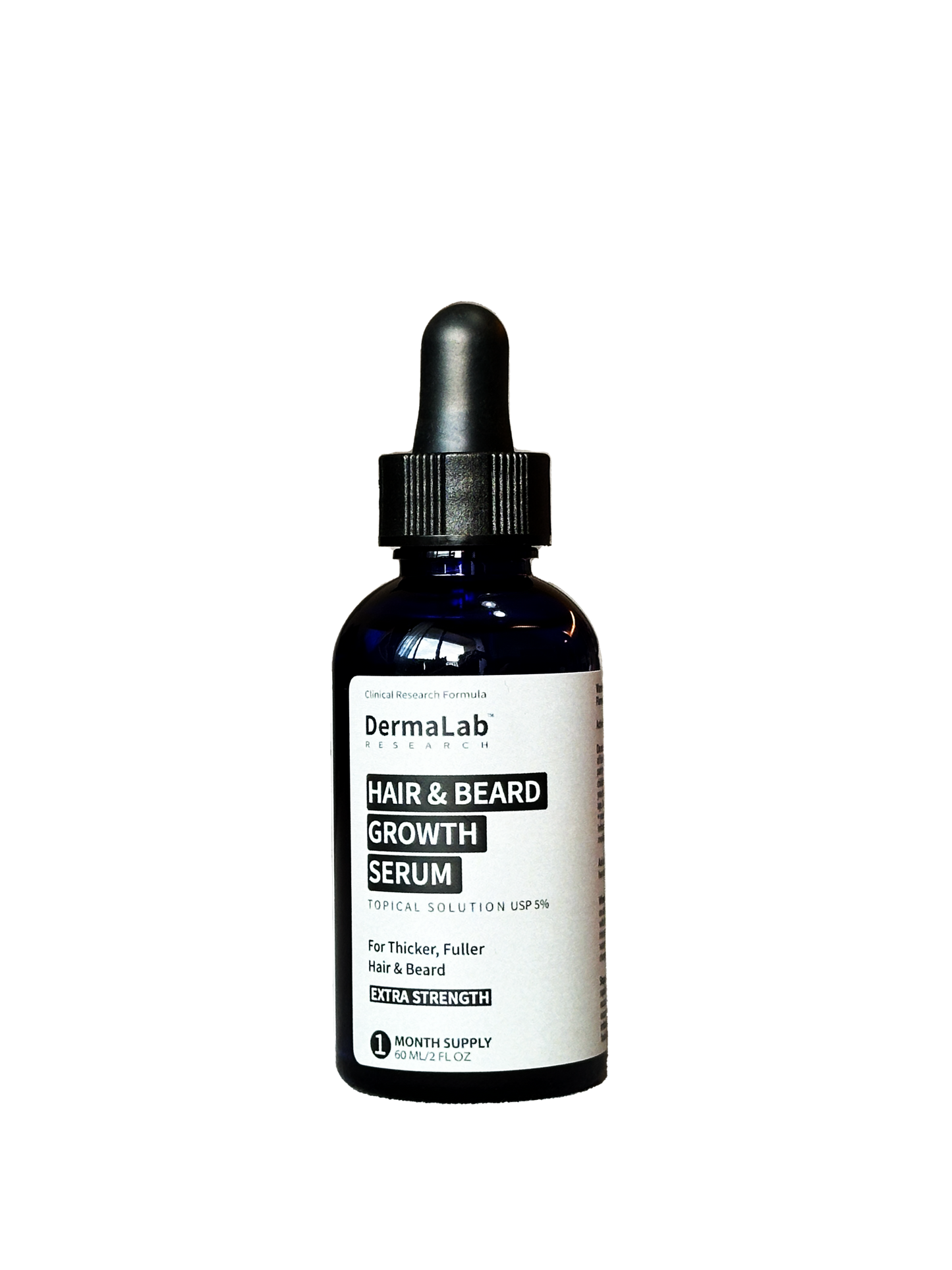 DERMALAB Topical Hair/Beard growth SERUM minoxidil 5%+ 2% Biotin&LCLT